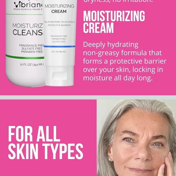Vibriance Bundle Skincare Set | Super C Serum, Moisturizing Cleanser, Face Cream - Picture 7 of 7